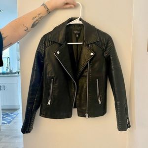 Topshop Vegan Leather Jacket